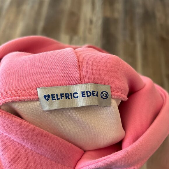 Aelfric Eden Star Print Color Contrast hoodie pink size XS - Picture 4 of 4